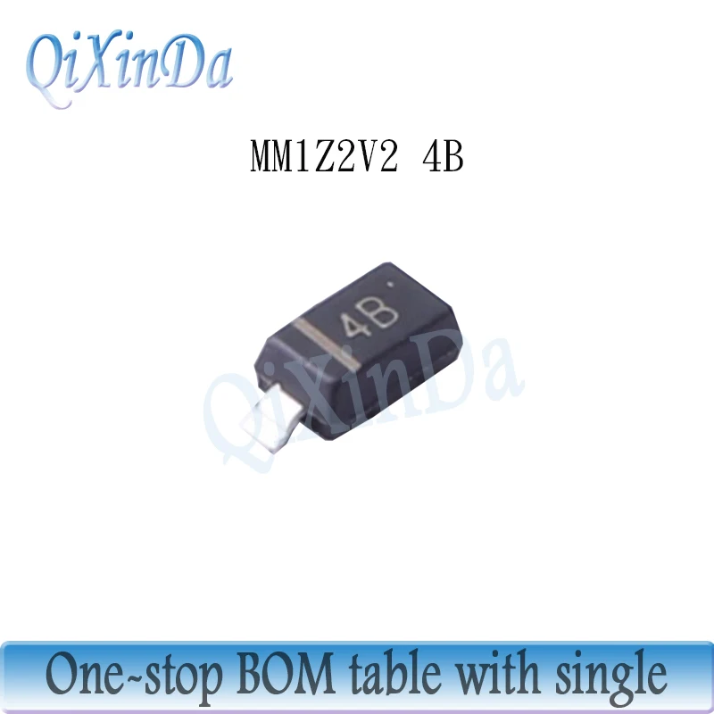 100PCS 0.5W diodo Zener MM1Z2V0-MM1Z56 MM1Z16 MM1Z18 MM1Z20 MM1Z24 MM1Z27 MM1Z30 MM1Z39 MM1Z47 MM1Z51 MM1Z11 MM1Z13 SOD-123