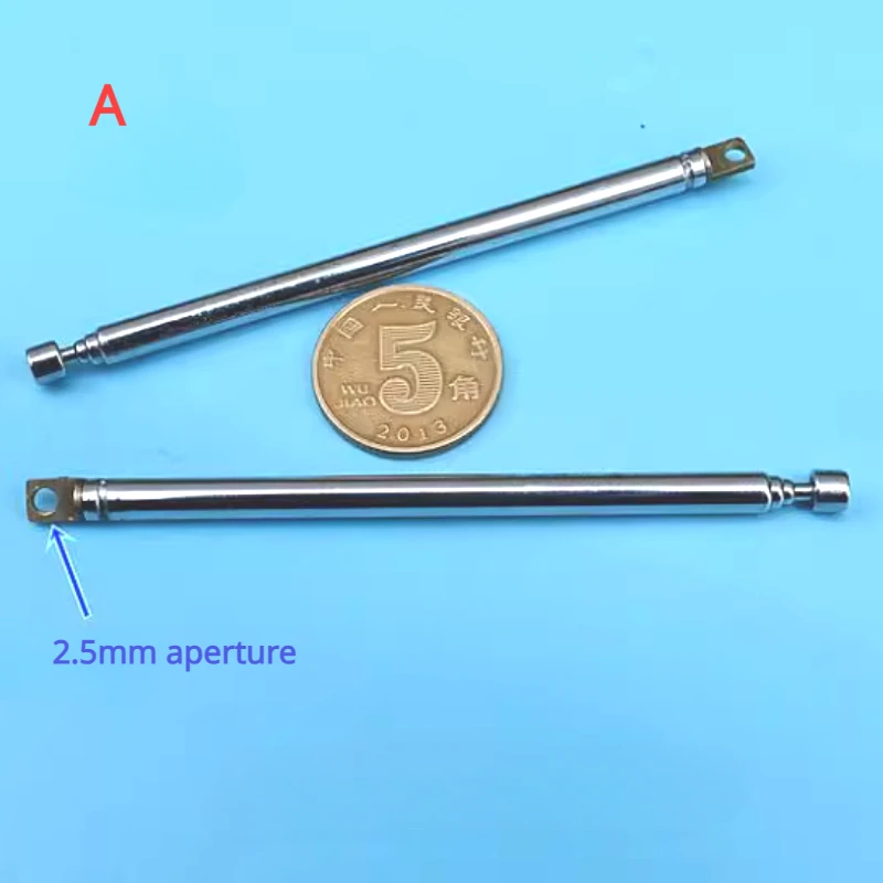 1PC Radio Telescopic Rod Antenna 4 Sections Dielectric Remote Control Antenna for Alarm Toy Car Model Aircraft Model