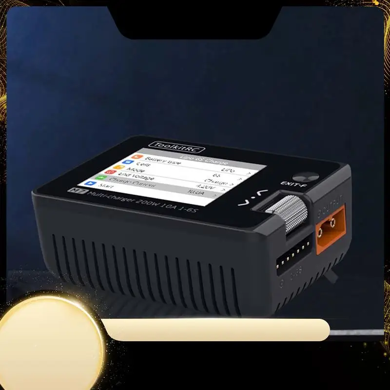 

Toolkitrc 200 Вт 10A M7 балансное зарядное устройство постоянного тока, разрядное устройство для 1-6S Lipo аккумулятора с сервоприводом напряжения, тестер ESC, приемник, вилка европейского стандарта