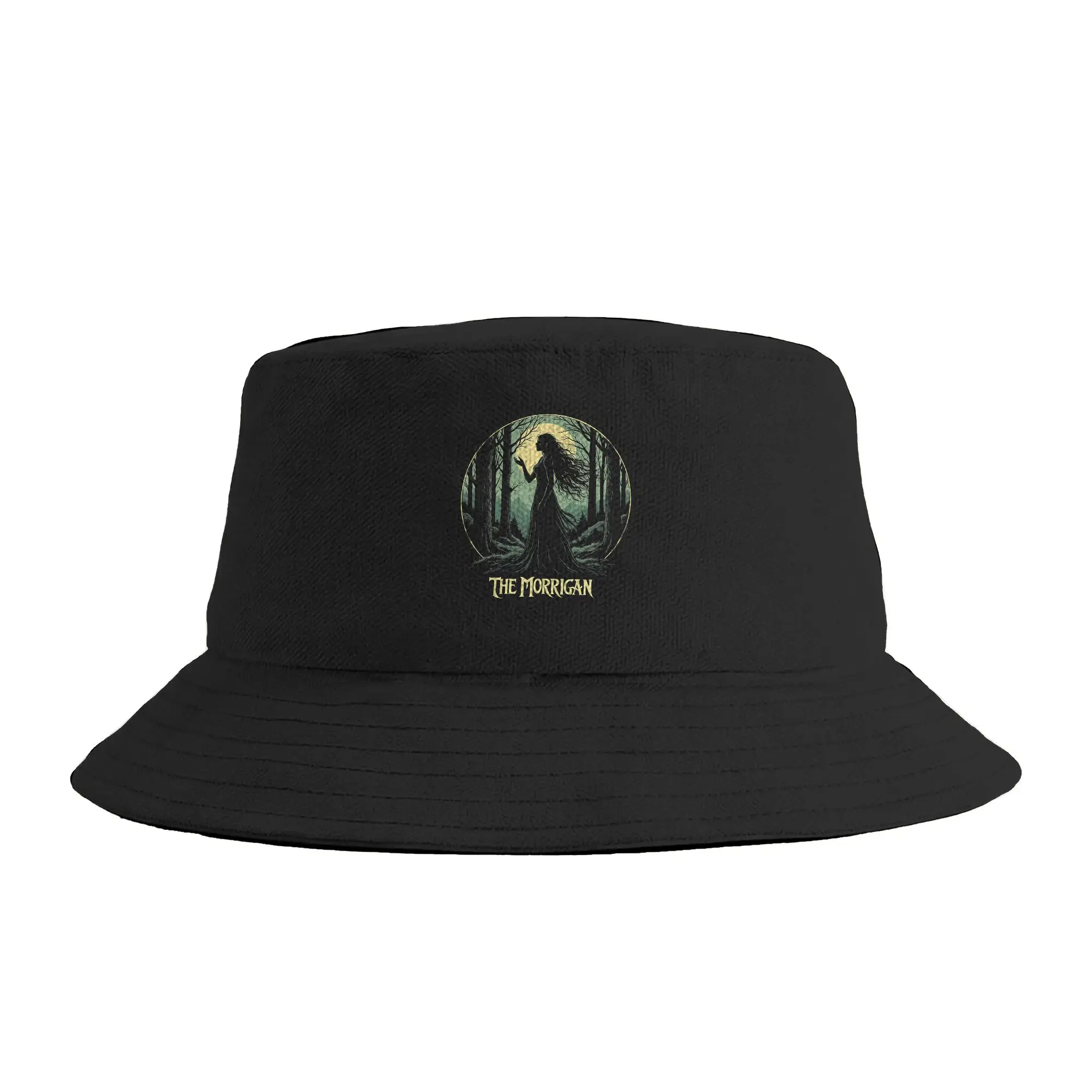 The Morrigan Celtic Goddess Bucket Hat Summer  Casual Fisherman Hats For Women Personality Vacation Caps Street Style Sun Hats