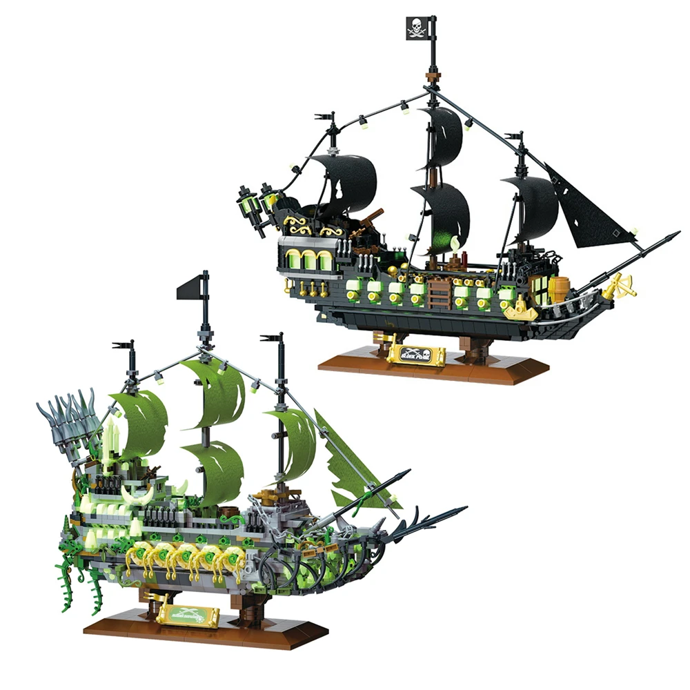 

Средневековые пиратские корабли, микро строительные блоки, кирпичи, модель украшения дома, головоломка, сборные игрушки для детей, подарки