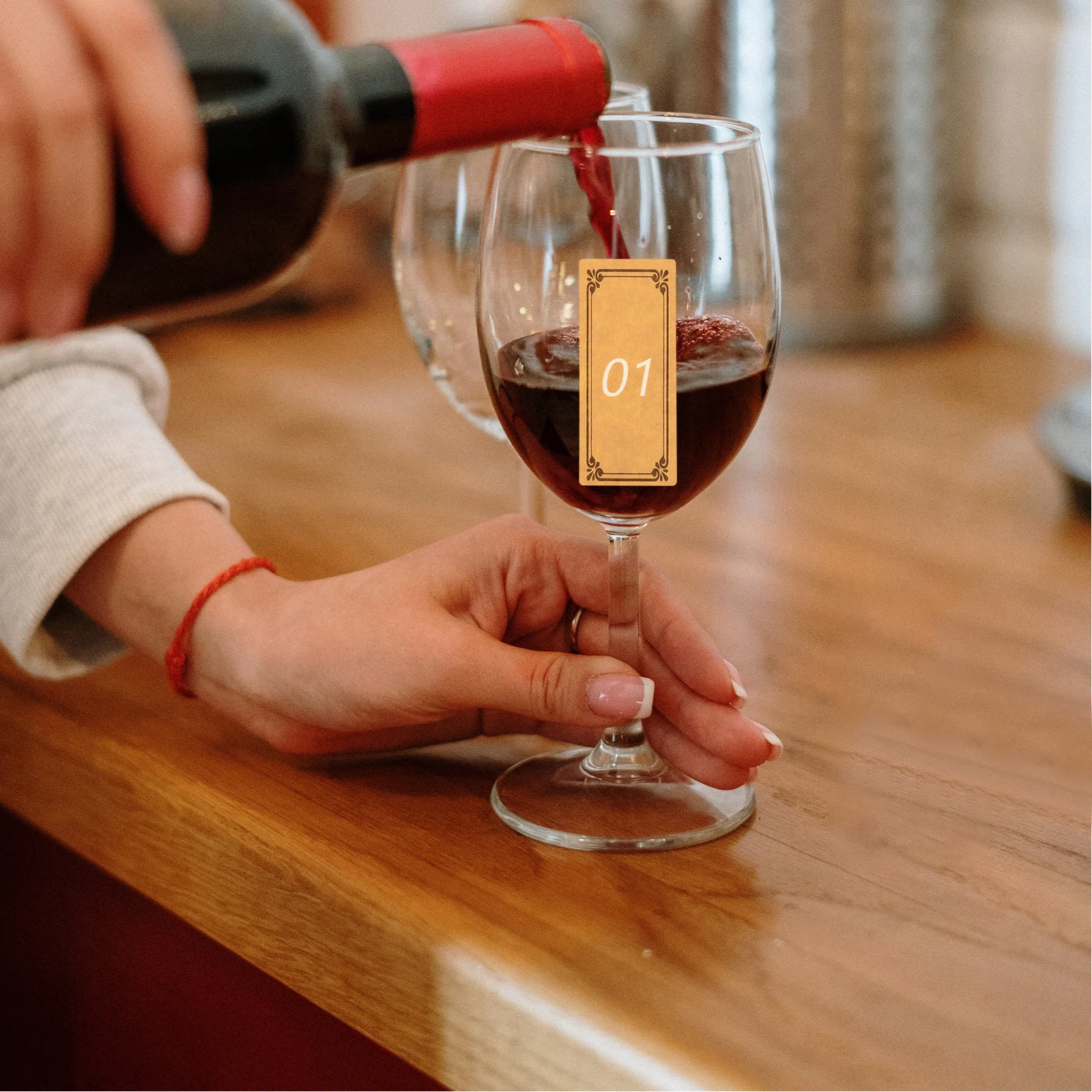 

1Set Kraft Label Stickers Set for Wine Bottles Brown Paper DIY Label Sheets Easy Peel and Stick Natural Look for Homemade Plum