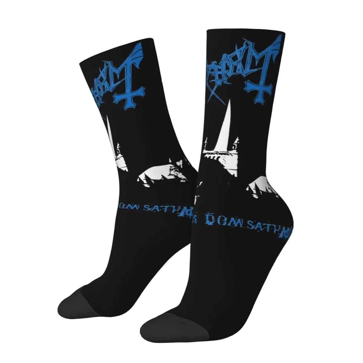 Mayhem Black Metal Band Stuff Socks Cozy De Mysteriis Dom Sathanas Graphic Long Stockings Cute for Womens Wonderful Gifts