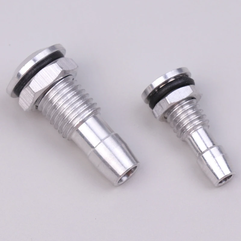 2PCS Aluminum Alloy Water Outlets Thread With O-ring Screws For RC Boat M6/M8 Part