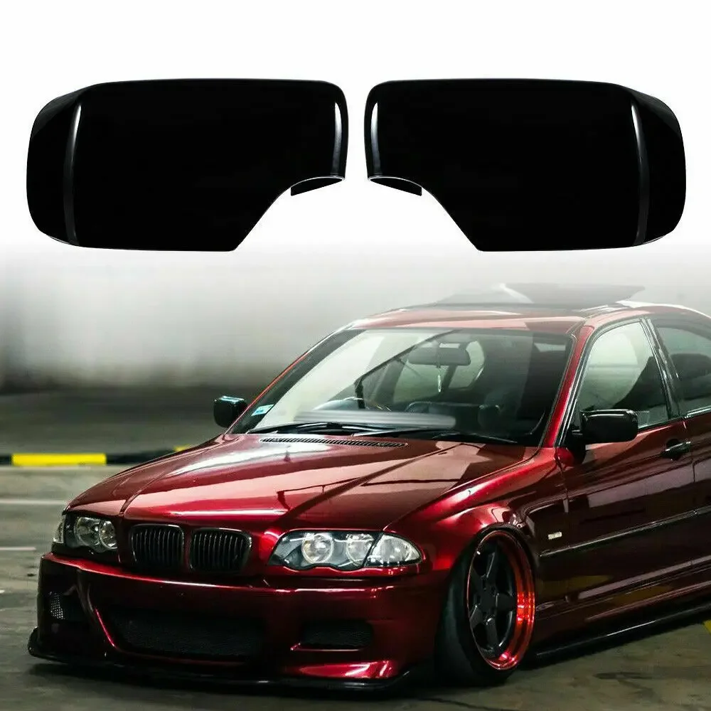 

Car Rear View Side Mirror Covers Side Mirror Cover Trim Cap Shell Case For BMW E46/E39 3/5 Series 1998-2005 51168238375