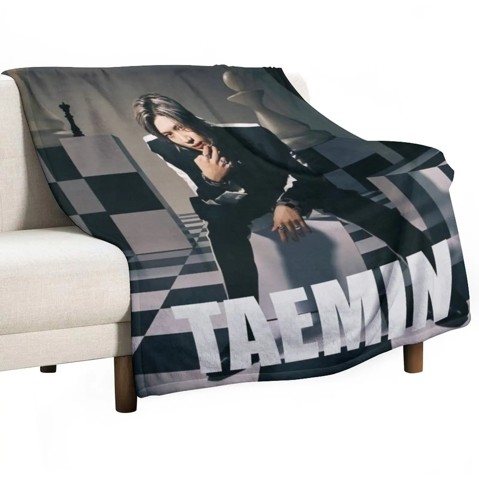 TAEMIN ADVICE Throw Blanket Luxury Designer Blanket Sofa Blanket wednesday Luxury Thicken