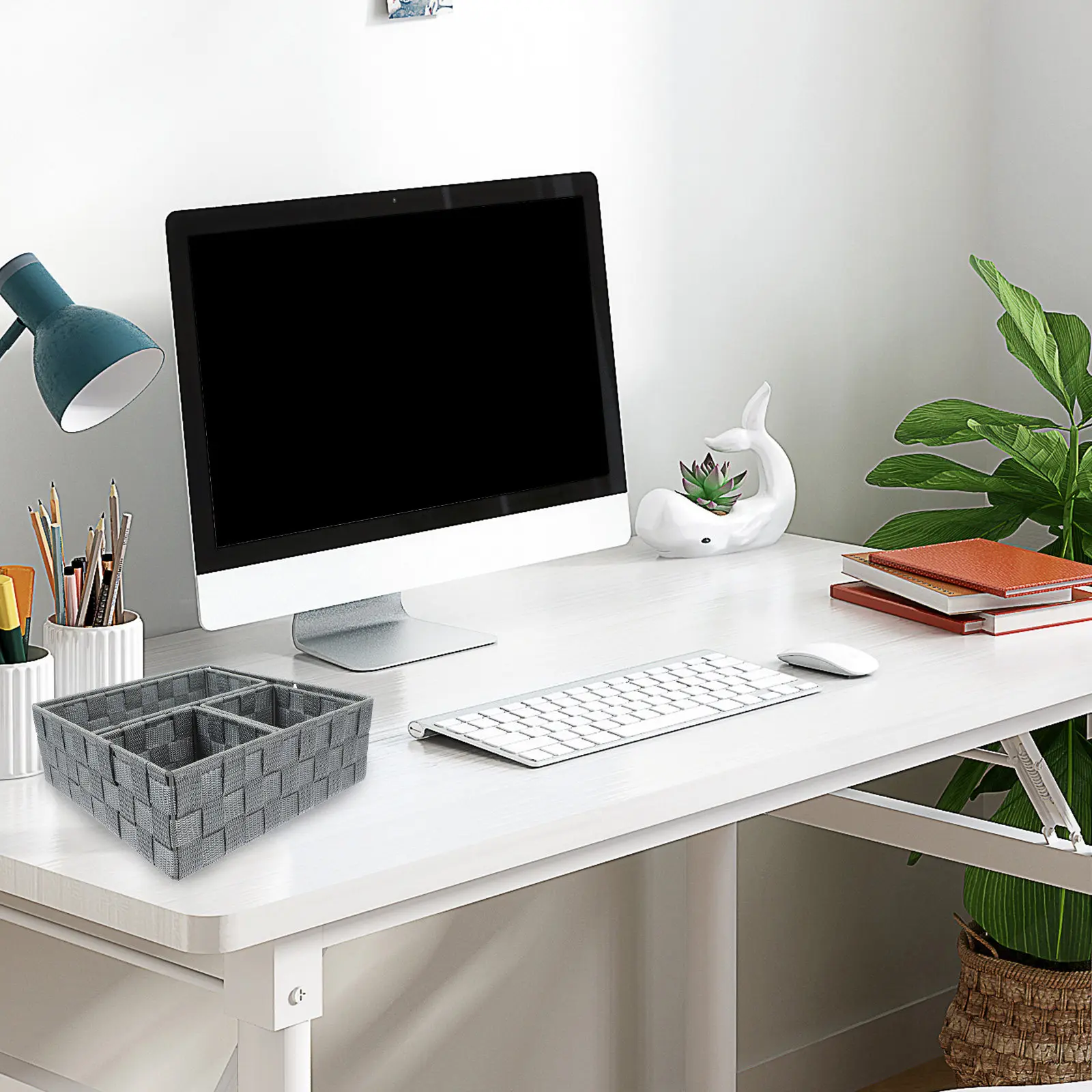 

Набор из 4 органайзеров для хранения: коробки для косметики, мелочей и организации рабочего стола