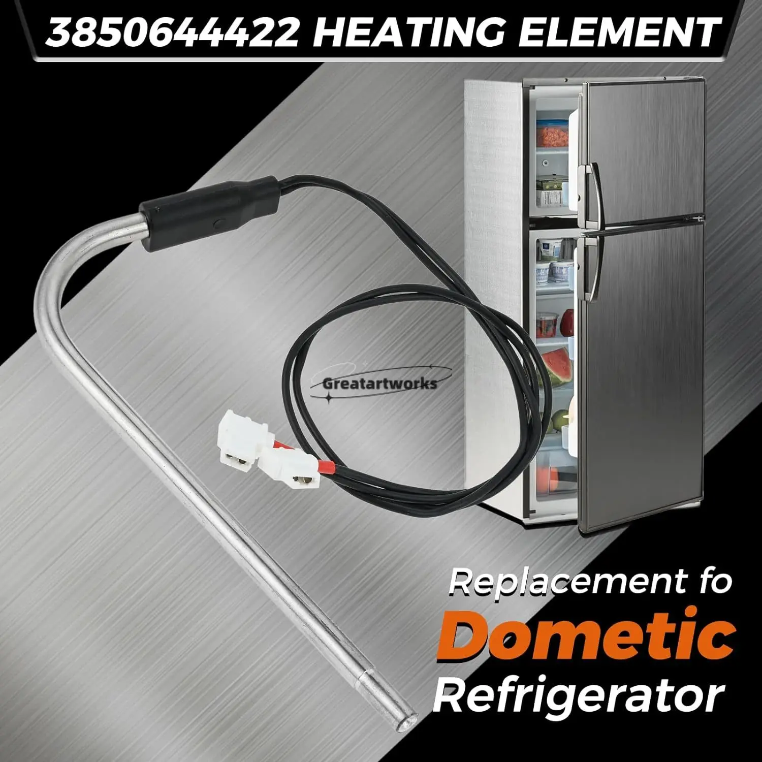 3850644422 Heating Element fit for Dometic Refrigerator 325W 120Vac RM1300/RM2652/DM2652/DM2852/DM2662/DM2663/DM2862 RV Replace