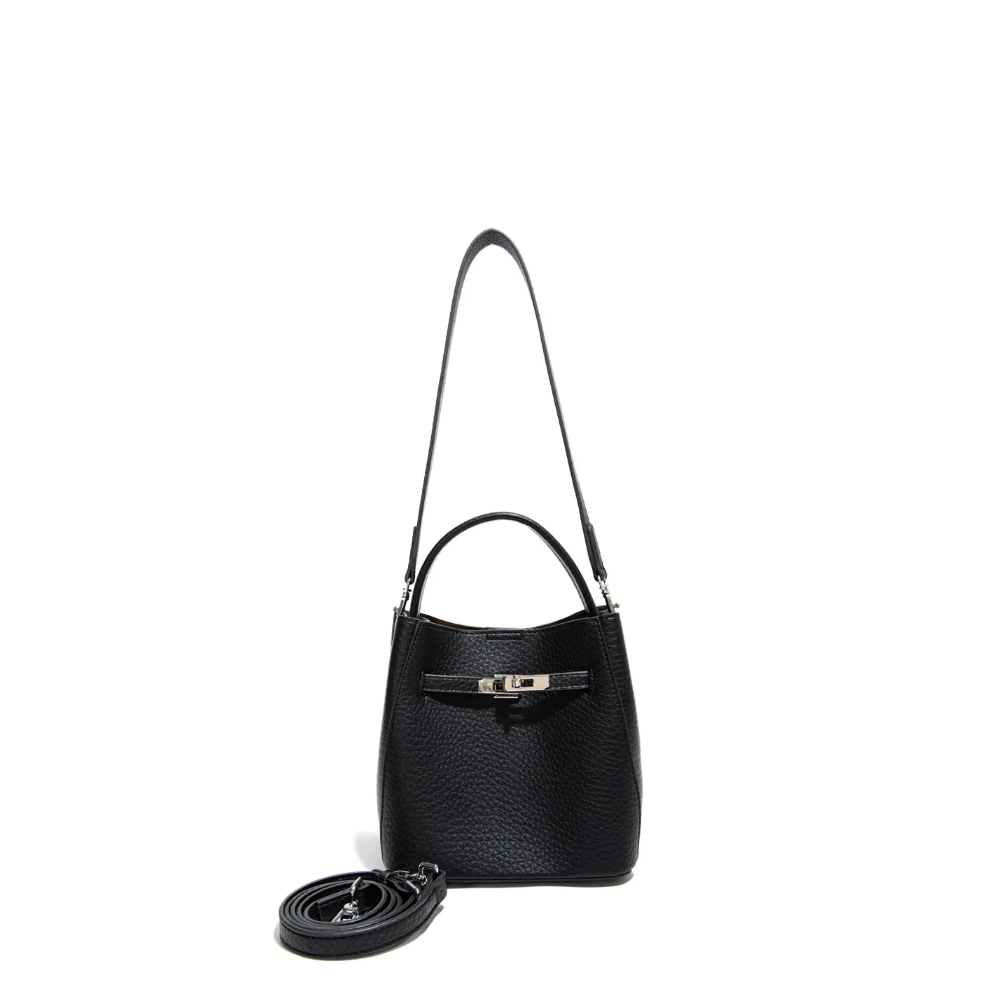 حقيبة دلو أنيقة لعام 2025، محفظة كتف عصرية للنساء، حقيبة كروس متعددة الاستخدامات، حقيبة بسيطة من النهار إلى الليل، حبال مزخرفة #5