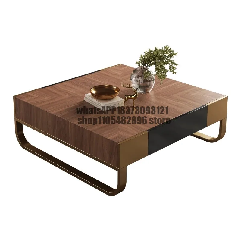 

Unique Black Coffee Table Industrial Nordic Minimalist Black Coffee Table Modern Luxury Muebles Para Hogar Home Furniture