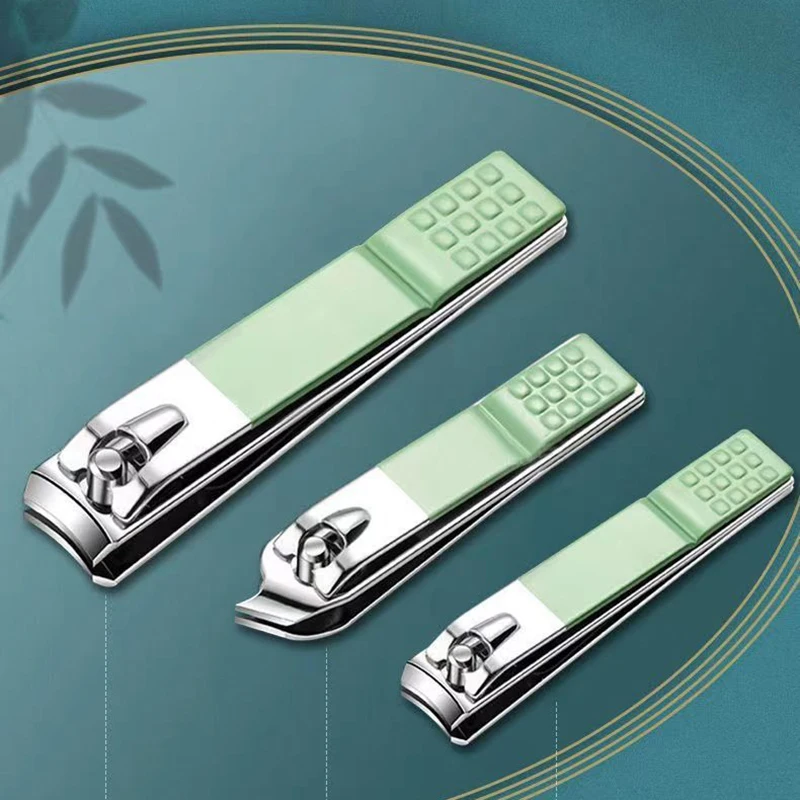 Conjuntos de Manicure e Pedicure Profissional, Cortadores de Unhas, Ferramentas com Saco Dobrável de Viagem Verde, Alta Qualidade, 16Pcs, Conjunto