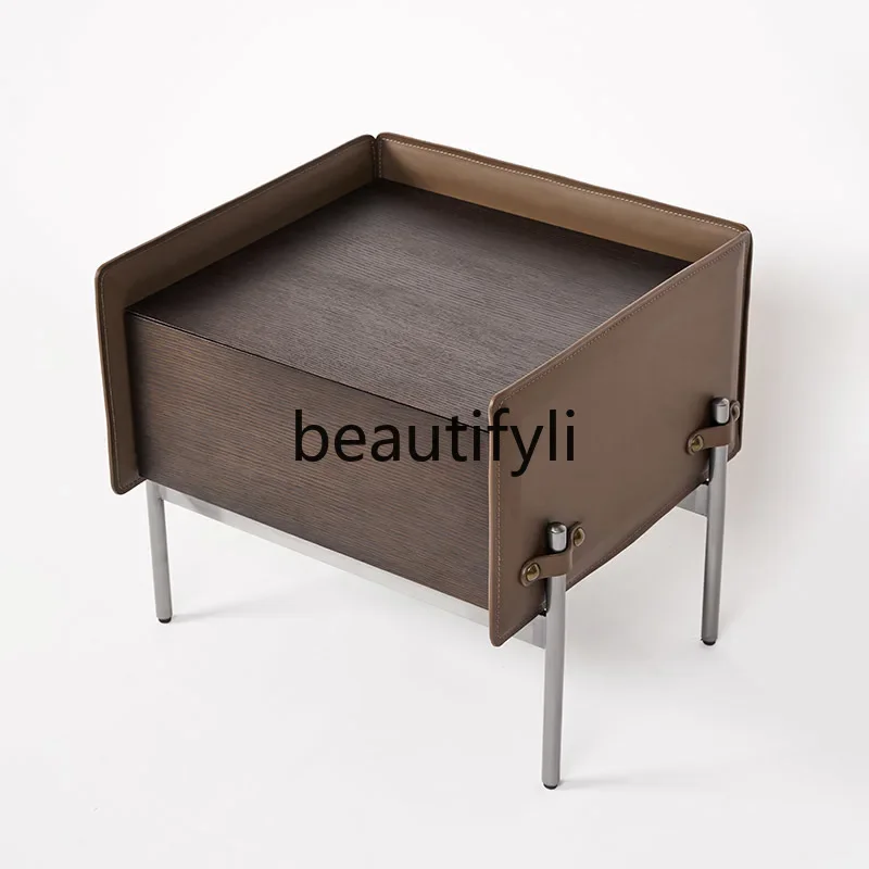 

CC Minimalist bedside table Modern master bedroom Creative bedside table