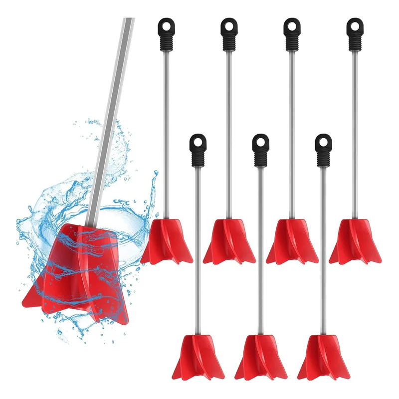 

-A25M 12 Pcs 11 Inch Paint Stirrer For Drill Drill Mixer Epoxy Mixer Helix Drill Paint Mixer