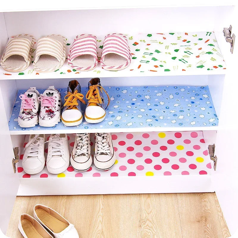 3M Reusable Drawer Mat Cabinet Wardrobes Closets Liners Waterproof Moisture-proof Kitchen Tablecloth Sticker Household Table Pad