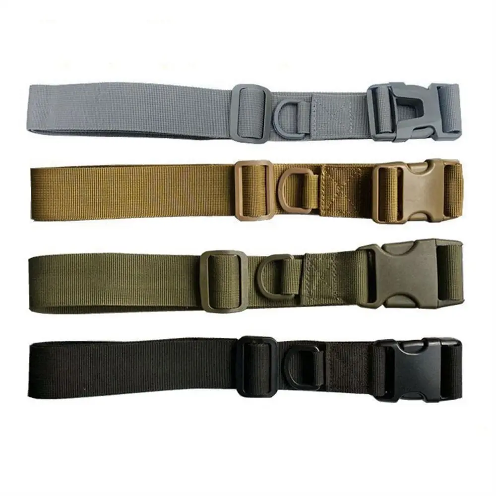 

Quick Release Waistband Strap Multiple Pockets Adjustable Buckle Fixed Belt Strap Molle Belt Nylon Combat Belts Outdoor Cycling