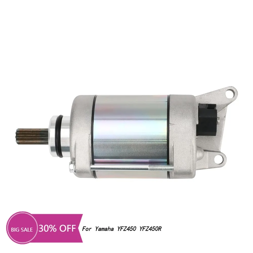 ATV Starter Motor For Yamaha YFZ450 YFZ450R 2009-2019 YFZ450RSE 2009-2023 #18P-81890-00 SMU0515 410-54145