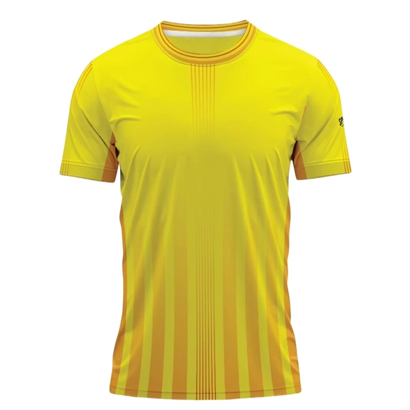 

Simple Striped Graphic T Shirts For Men Summer Fashion Quick Dry 3D Printed Sports T-shirts Loose Breathable Running Tennis Tees