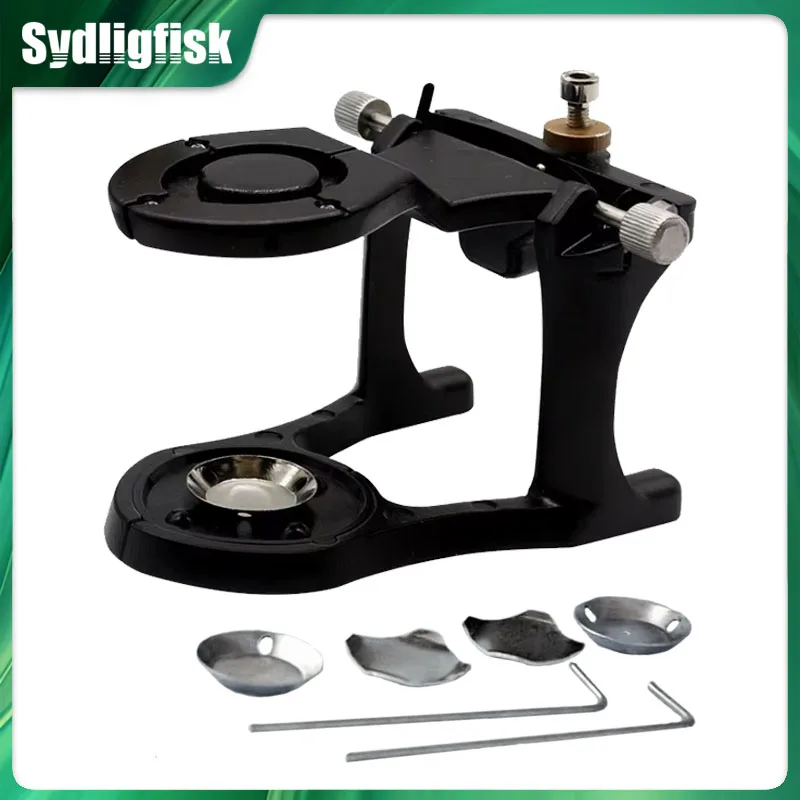 

1Pcs Dental Small Adjustable Articulator Denture Magnetic Articulator For Mounting Pre-cast Dental Models Dental Lab Equipment