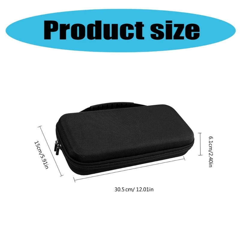 Game Console Storage Bag for ROG Shockproof Protector Case with Mesh Pocket & Handle Scratchproof Bag image 6