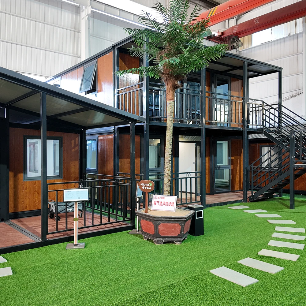 Customized Competitive Price 20-40 Foot Expandable Steel Container Fireproof Prefab Houses For Villa And Hotel Use