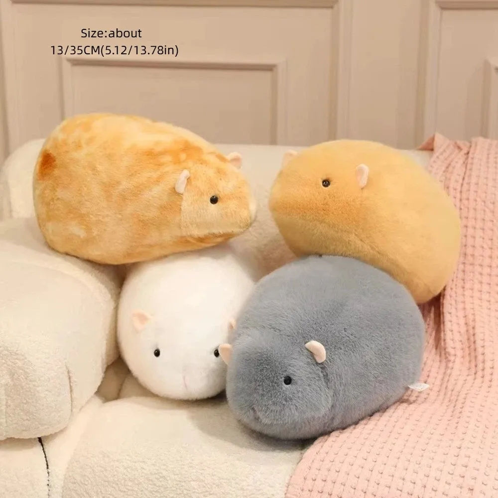 Funny Soft Hamster Pillow Shape Pillow Adorable 13/35CM Size Cartoon Animal for Birthday Gifts