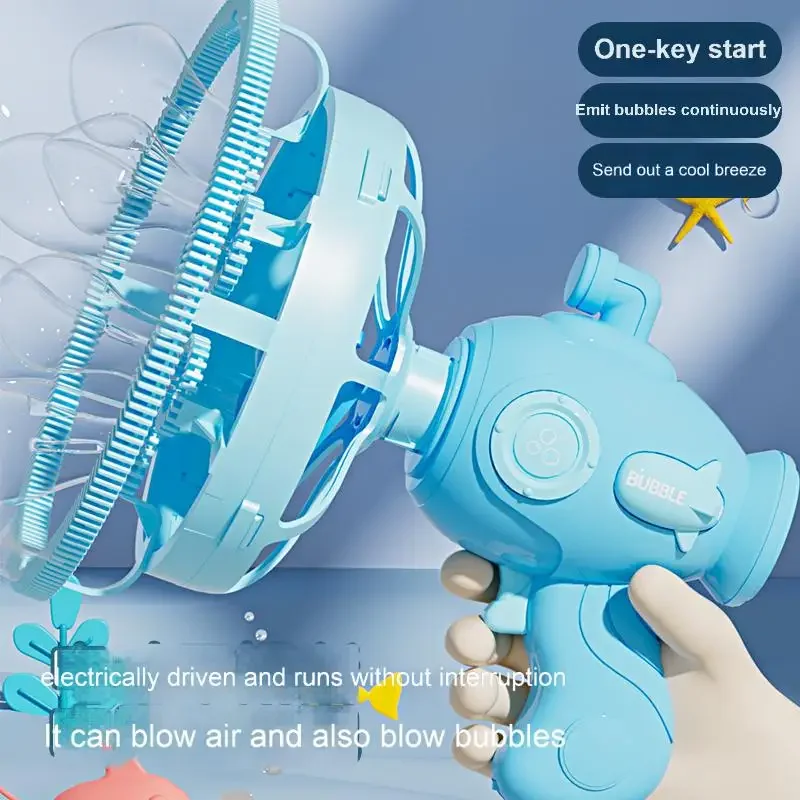 Zewnętrzna pistoletowa maszyna do robienia baniek mydlanych to świetny pomysł na prezent i idealna jako upominek świąteczny. Nowe, eleganckie zabawki do robienia podwójnych baniek mydlanych.