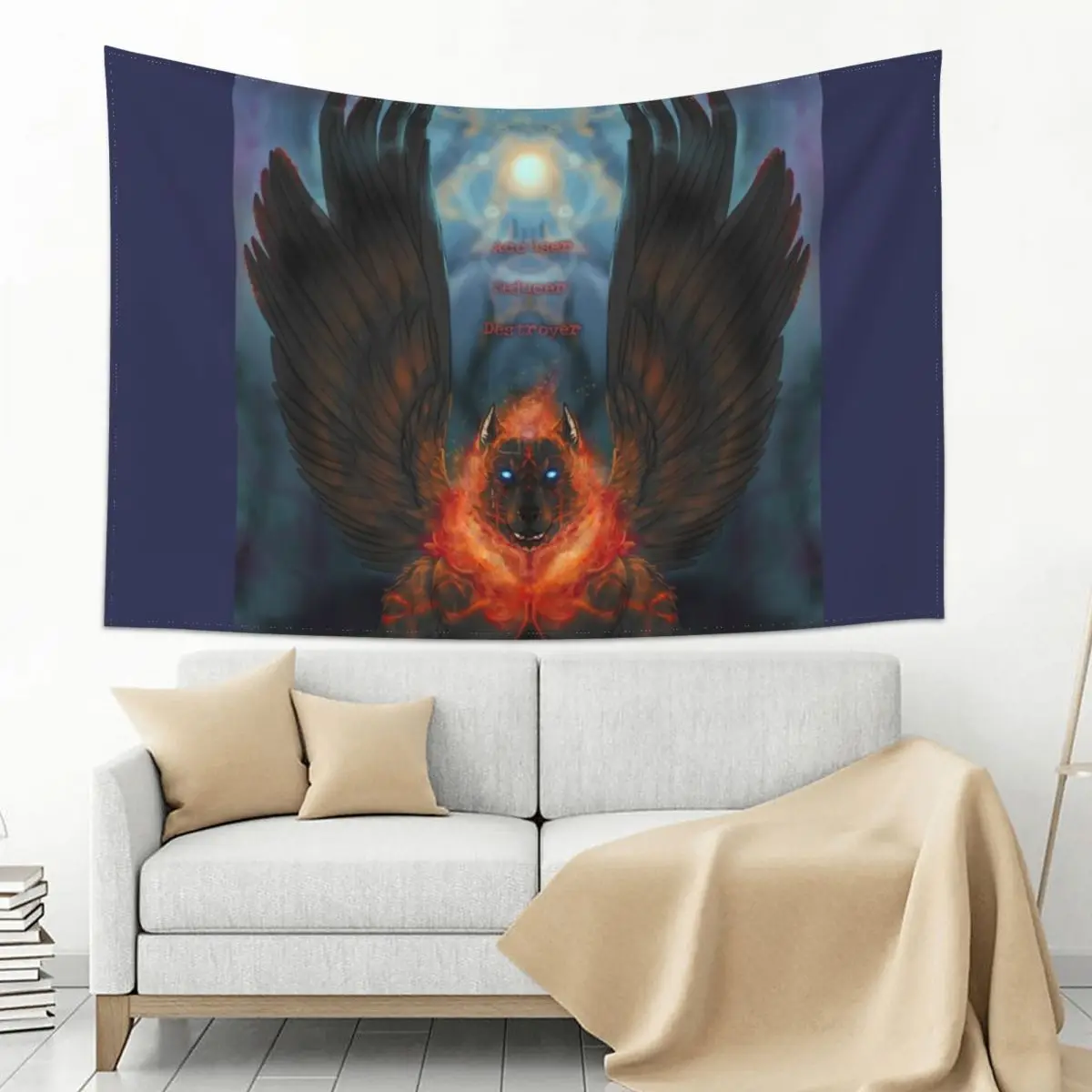 

Samael - With Text Tapestry