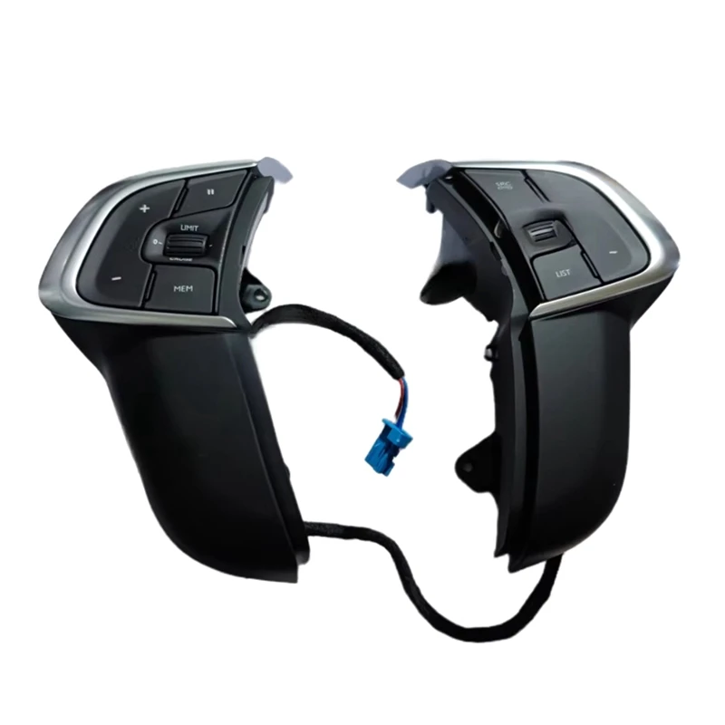 N32R_New جودة عالية سيارة متعددة الوظائف عجلة القيادة زر التبديل 98094657 ZD لقطع غيار السيارات Dongfeng Citroen C4L B73 #2