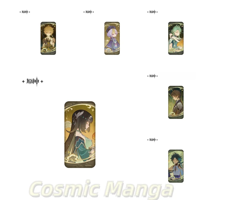 

Cosplay Genuine MiHoYo Game Genshin Impact Hu Tao Zhongli Xiao Zibai Badge Halloween Gift Gifts Official Game Anime Collection