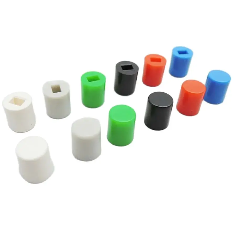 30pcs A06 Tactile Push Button Switch Cap for 7*7mm;8*8*mm;8.5*8.5mm Switchs red black blue green white grey