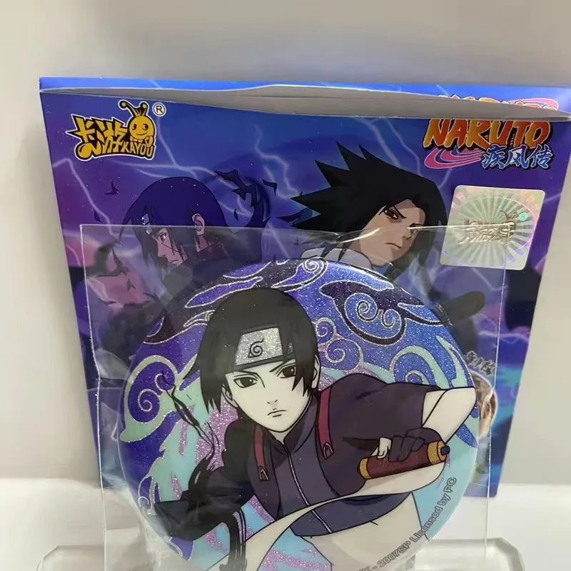 Recién llegado, juego de cartas auténtico, insignia de crisis mundial Ninja, 1er Shot Bar, Naruto, serie Regular, insignia oficial, regalo de cumpleaños