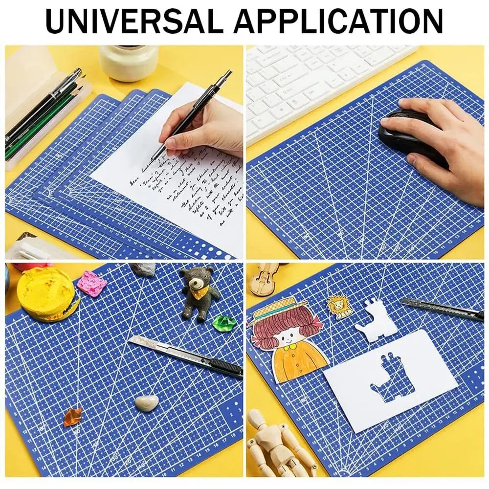 A3 A4 A5 คณะกรรมการตัด PVC แผ่นตัดหนังหัตถกรรมเครื่องมือ Workbench Patchwork เย็บคู่มือ DIY แกะสลัก Double-Side Pad