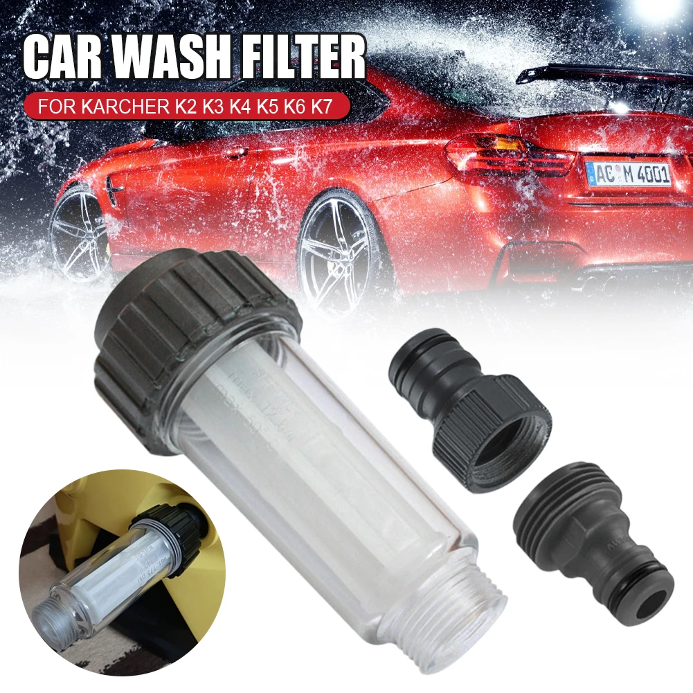 Water Filter For Karcher K2-K7 Series Pressure Cleaner Water Filters Car Pressure Washer Clean For Bmw VW Benz Tesla Assessoires