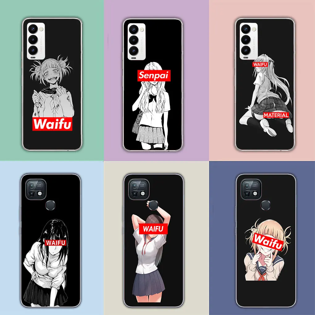 Sugoi Senpai Waifu Anime Soft Cover Phone Casing for Motorola Moto Edge 40 Pro 30 neo 20 One Fusion G200 E22 E40 E30 E22I Case