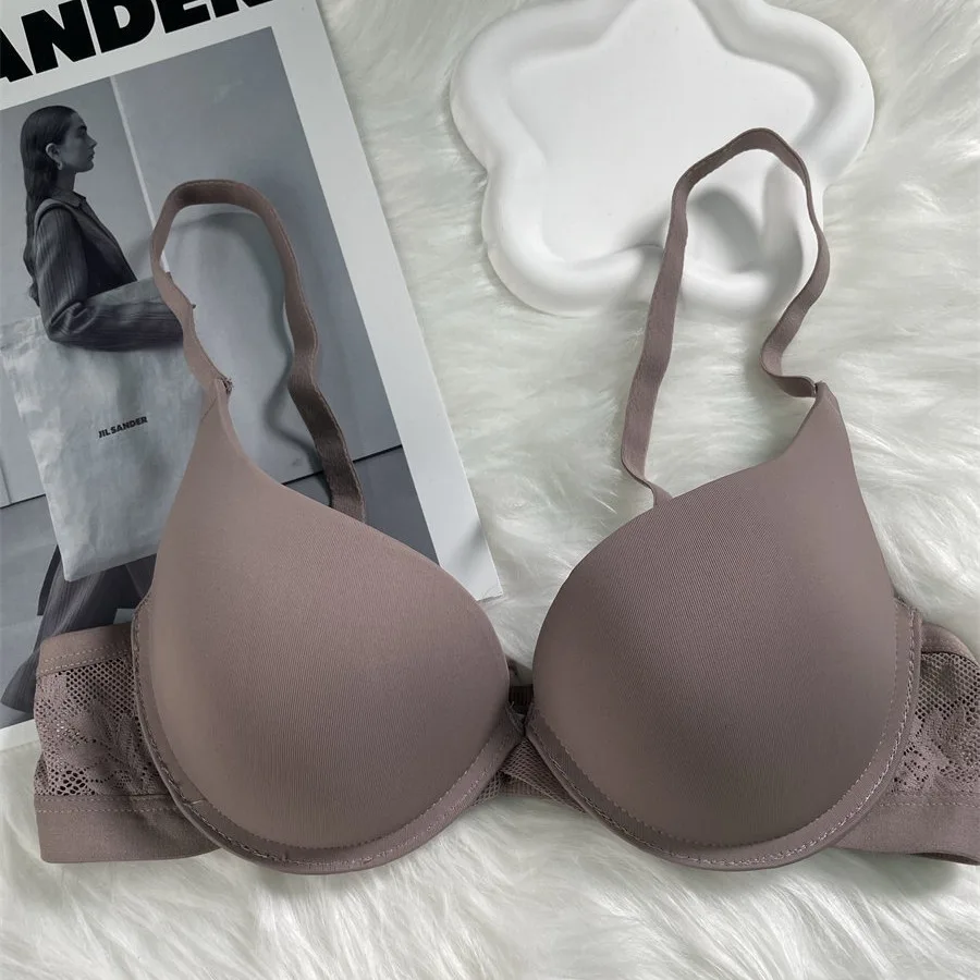 

Women Backless Bras for Female Seamless Underwear Lingerie 3/4 Cup Bralette Top Wireless Brassiere Intimates Comfort Bra