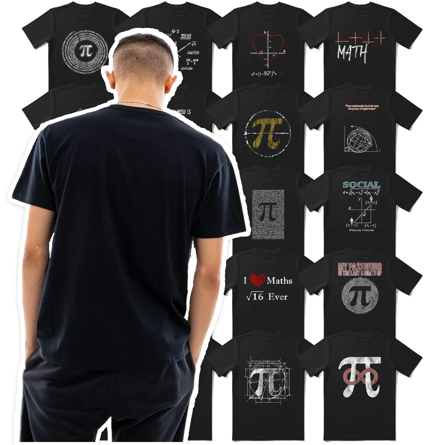THE COOLMIND 100% cotton funny math print men T shirt o-neck short sleeve funny men tshirt big size t-shirt men tee shirts tops