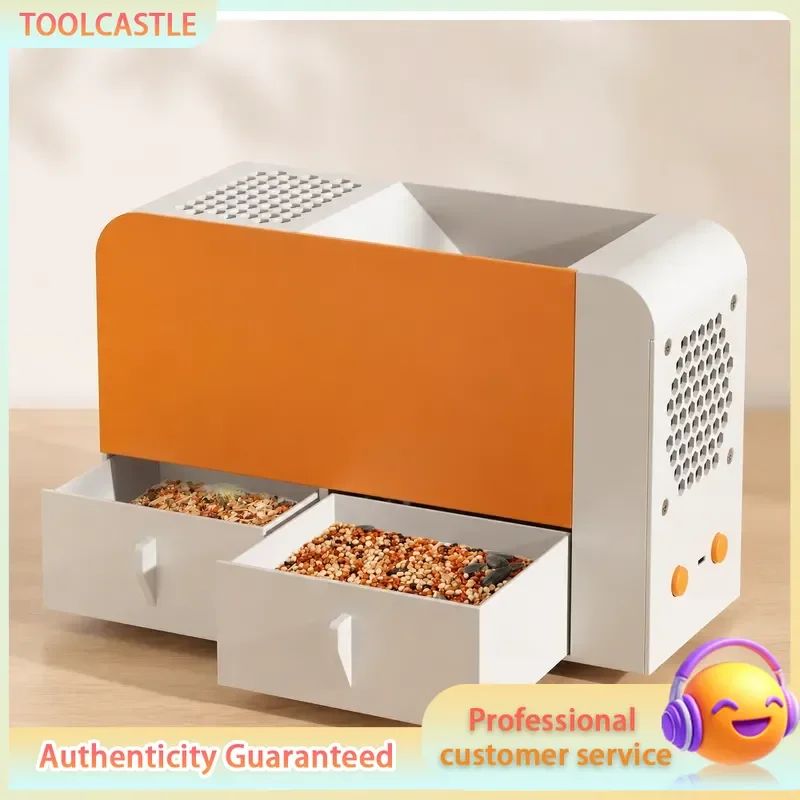 Bird Grain Blowing Machine Parrot Seed Husk Separator DIY Winnowing Hull Blower Pet Supplies for Small Birds Feeding Cleaning
