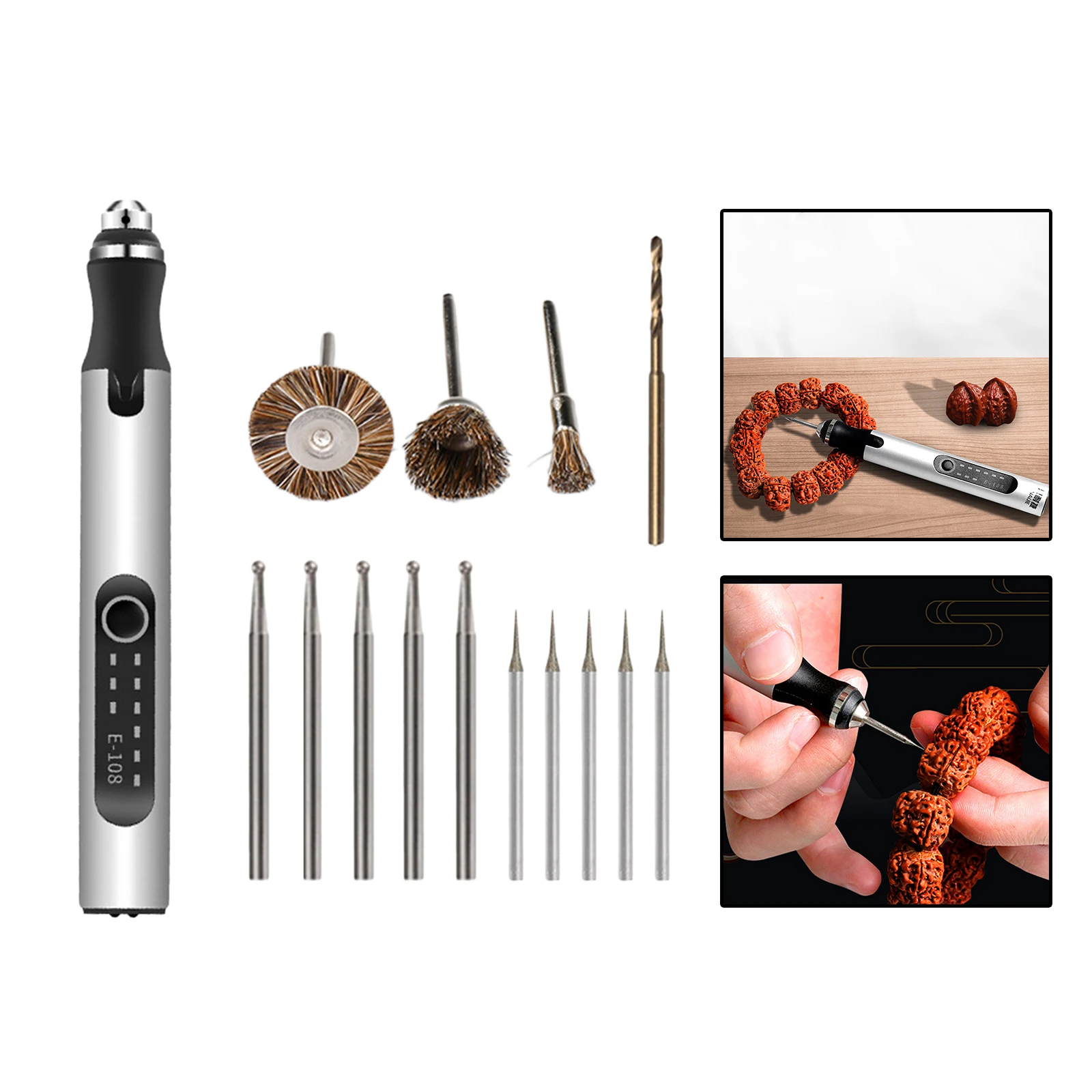 Engraver Pen Engraving Tool Kit Drilling Wood Jewelry Polishing DIY