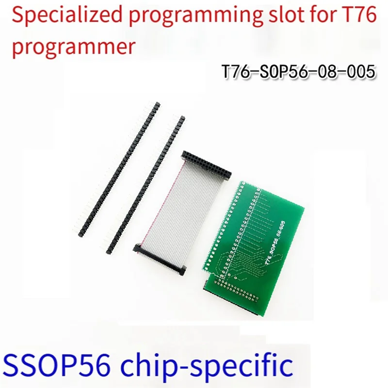 Vendita calda-Per Xgecu T76 Programmatore SSOP56 Presa Adattatore Passo 0.8Mm Programmatore Test Burn Socket Lettura Scrivi, Per Xgecu T76 Pr