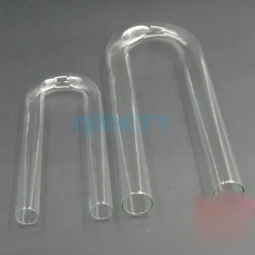 Lab Glassware U-shape Drying tube 15x150mm 20x200mm Absorption Tube Drying Tube Glass U Electrolysis Tube