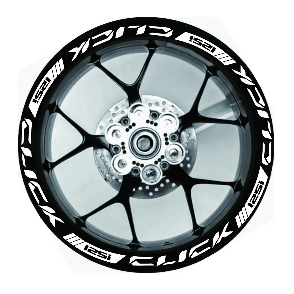 Click 125 Mags Motor Wheel Sticker Rim Decal For Motorcycle Vinyl Stickers