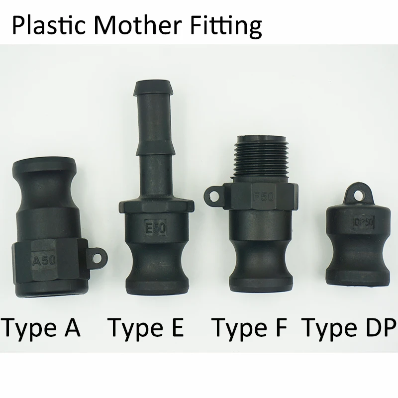 1Pcs DN15 To DN50  Plastic Camlock Couplings  1/2