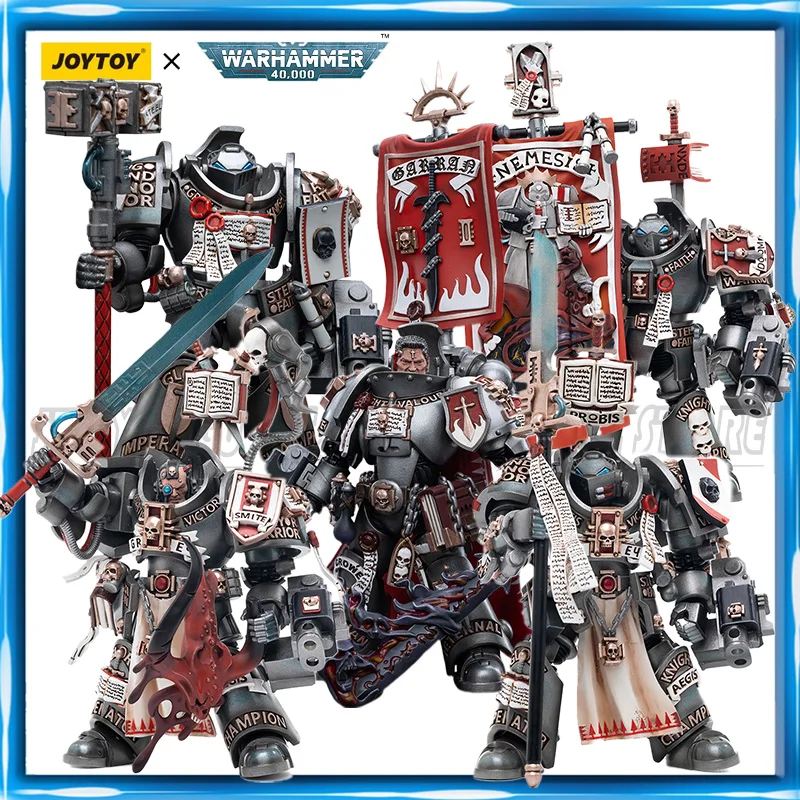 [Pre-orden] Figura de Acción JOYTOY Warhammer 40K 1/18, Caballeros Grises, Terminator, Figuras de Anime, Juguetes, Modelo