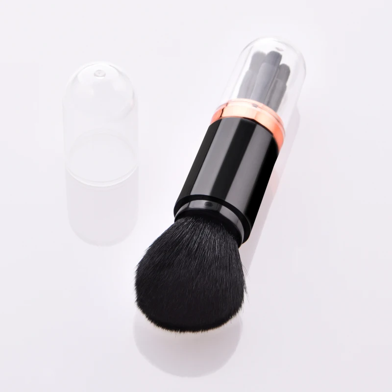 Juego de brochas de maquillaje telescópicas 4 en 1, 1 a 10 piezas, portátiles de viaje, sombra de ojos en polvo, brocha suelta, cosméticos para labios, brocha de maquillaje facial