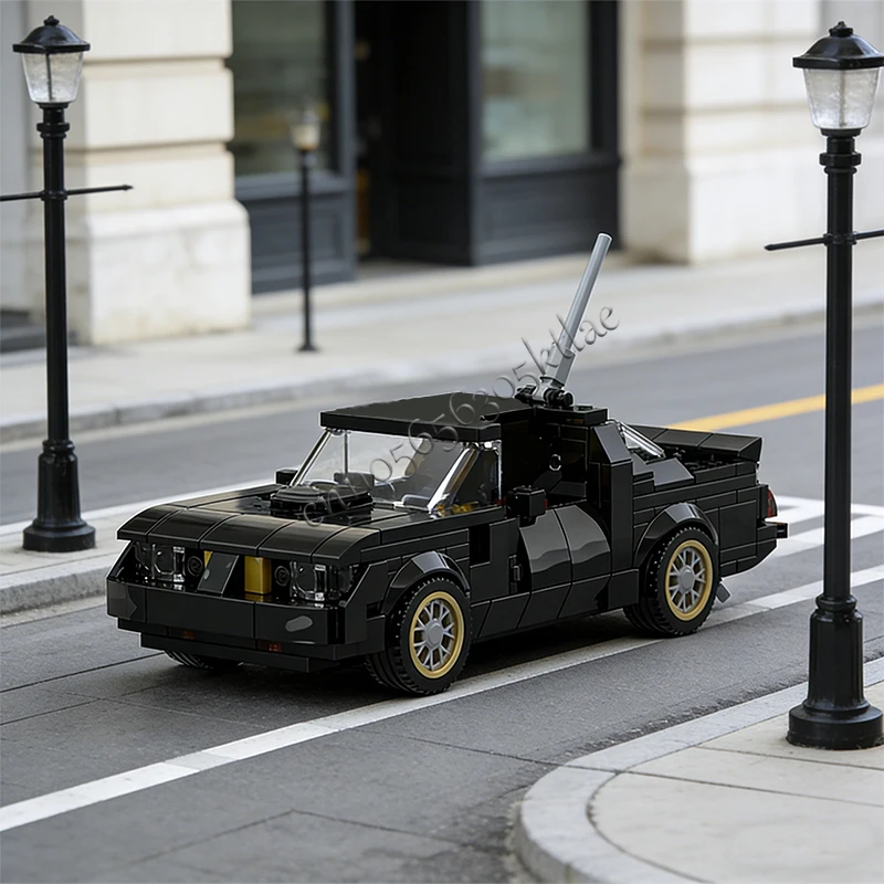 

319 PCS MOC Famous Movie Series Convertible Muscle Sports Car Model DIY Custom Puzzle Technology Creative Assembly Kid Toys Gift