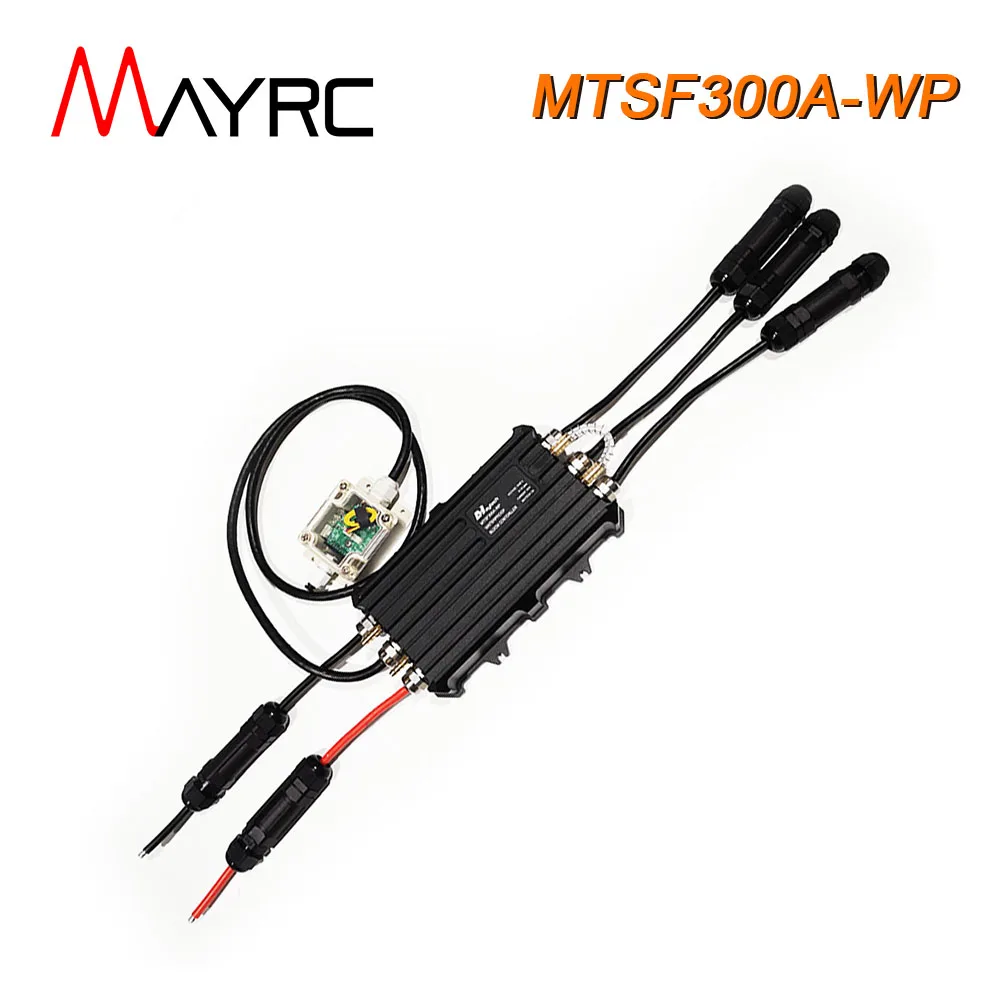 MAYRC 300A-WP Electric Hydrofoil Fully Waterproof Electric Speed Controller 300A ESC with Water Cooling for Electric Surfboard