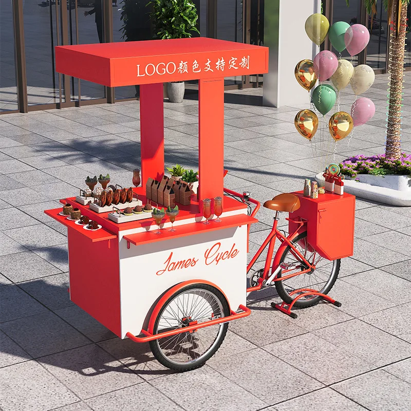 Outdoor stall car promotion vehicle, display prop vehicle, commercial multi-function sales vehicle, mobile coffee cart