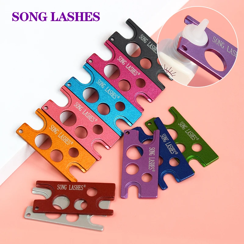 

SONG LASHES Metal Bottle Opener for Lash Extension Supplies Colorful High Quality Fack Eyelash Extension Makeup Tools