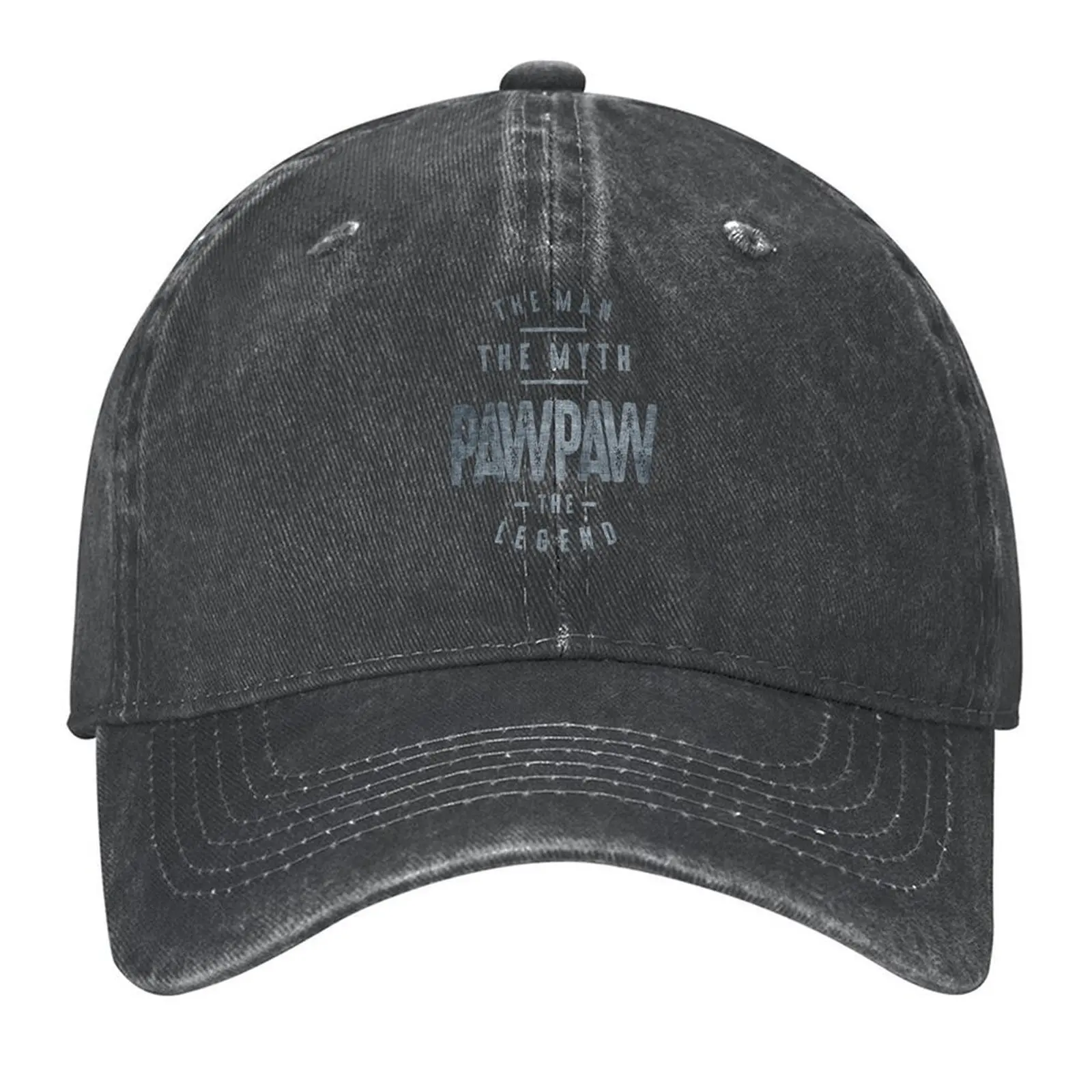 

Pawpaw The Man The Myth The Legend Dad Grandpa Baseball Cap Golf Cap fashionable black cute Men's Women's