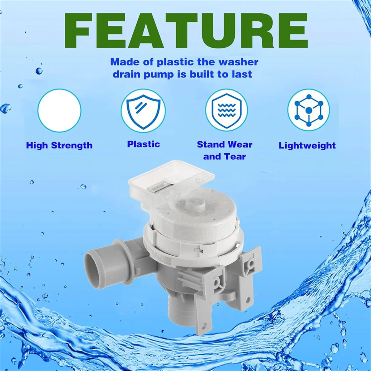 بيزم أها 75673404   مجموعة مضخة تصريف الغسالة لمضخة تصريف الغسالة LG استبدال AP 6978814   PS 12748410